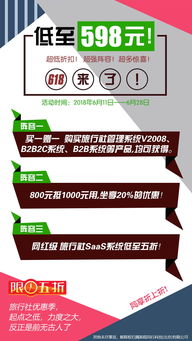 618特惠 高性價比旅行社管理系統(tǒng)，助力旅行社高效運營